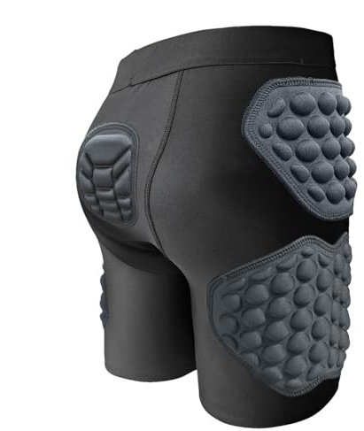 Slider Shorts – Traspirante Hip -Butt -Pad, pantaloncini a compressione | Kids Butt Pad Compression Shorts per skating skating skating hockey bambini pantaloncini da basket anti-collisione