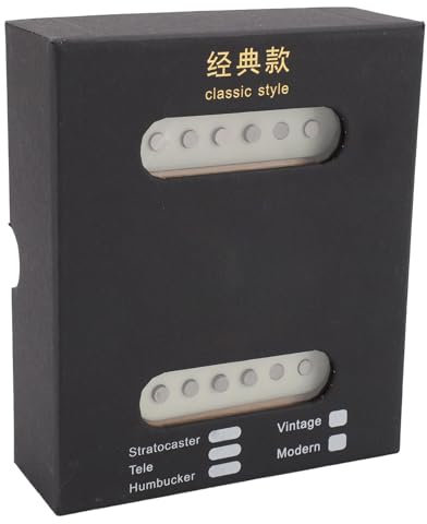 Einzelspulen -Tonabnehmer -Set für E -Gitarre, K, Middle & B -Ersatz durch Alnico V -Magnete