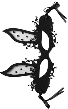 Abaodam Masque de Demi Visage pour Cosplay et Masquées Masque de Carnaval Élégant