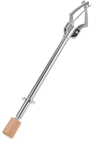 DECOMELODY Pinze per Ghiaccio in Acciaio Inox 304 Triangolari Multifunzione Impugnatura Antiscivolo, Clip per Alimenti e Secchiello Ghiaccio, Utensili da Cucina per Buffet e Barbecue
