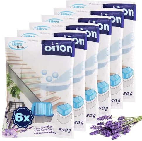 orion group Deumidificatore granulato, 450 g x 6 ricariche