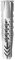 fischer Universaldübel UX 10 x 60 R, Schachtel mit 50 Nylondübeln, Allzweckdübel mit Rand, für optimalen Halt bei Befestigungen in Beton, Gipskarton, Kalksand-Lochstein uvm., Standard, 6x35