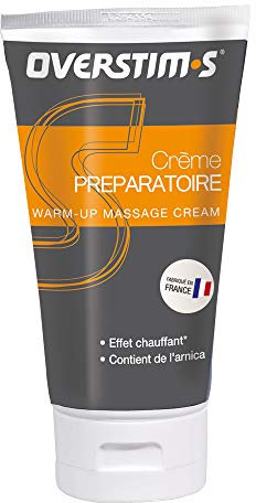 OVERSTIM.s – Crème Préparatoire (150ml) - Crème de massage pour le sport - Chauffe et prépare les muscles avant un effort - Limite les risques de perturbation musculaire