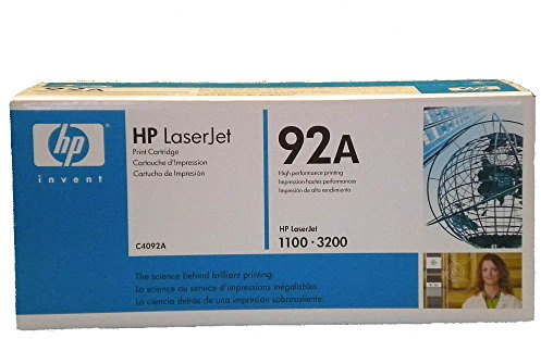 HP Toner 92 A für Laserdrucker (2500 Seiten, Laser, 10 – 32.5 °C, 10 – 90%,-20 – 40 °C)