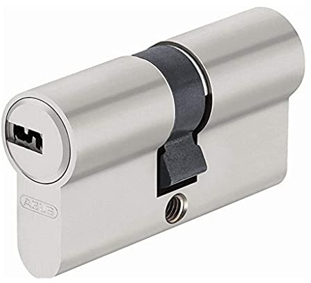 Abus, 45004, EC-SNP 35/55, Cilindro de doble vuelta para puertas / entradas exteriores, Plateado, 35/55 mm
