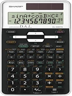 Sharp El-506TS WH Scientific Calculator