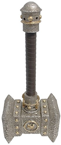 Amont World of Warcraft - inoffizielle Replik Hammer DoomHammer Thrall Gun mit Griff Abnehmbar, tatsächliche Größe, dekoratives Produkt