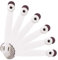 Vicloon Child Safety Cupboard Locks, 6 Pcs Baby Proof Locks No Screws with 3M Adhesive Stick On Cabinets, Children Proof Latches for Kitchen, Door, Drawer, Closet, Refrigerator (Brown)