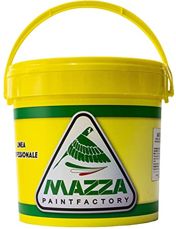 MAZZA Pittura Pareti Bianca 5 Litri & 14 Litri (14 Litri, Traspirante Antimuffa)