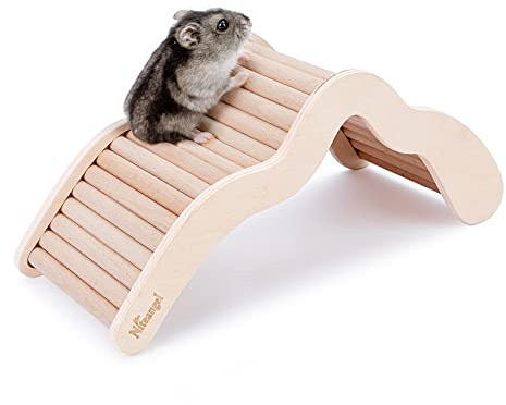 Niteangel Hamster Climbing Bridge Ladder for Hamster Aryclic SandBath Box or Other Small-Sized Pets