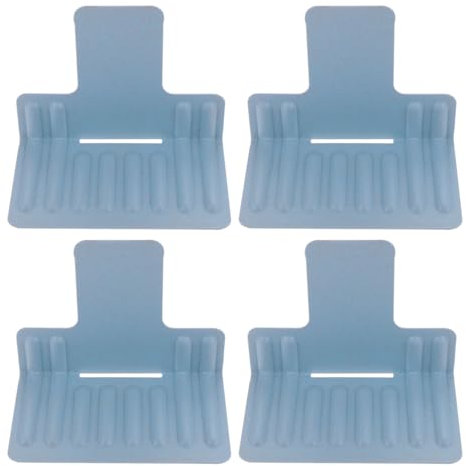 ABOOFAN Separadores De Estantes Para Congelador 4 Piezas Organizador De Cajones Para Refrigerador Fácil Instalación Accesorio De Cocina Para Frutas Verduras