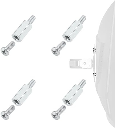 3IDEE Kit d'entretoises VESA - Vis VESA M4-15 mm de distance - Compatible avec de nombreux écrans (Samsung, HP, MSI, Dell)