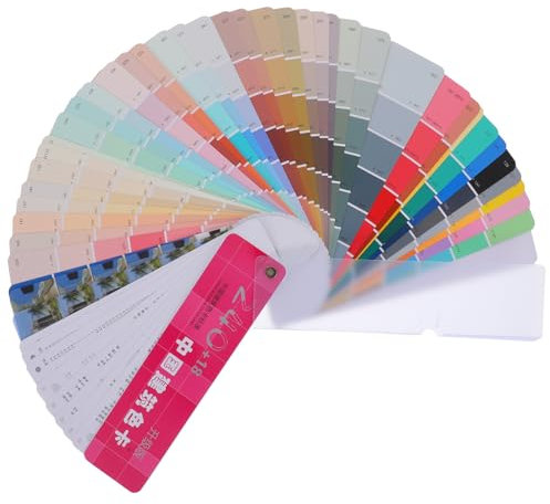 DOITOOL Campioni Vernice Con Colori Schede Campione Colore Standard Per Abbinare Colori Vernice Strumenti Per Progetti Pittura Su Pareti Interne Ed Esterne Pavimenti e Mobili