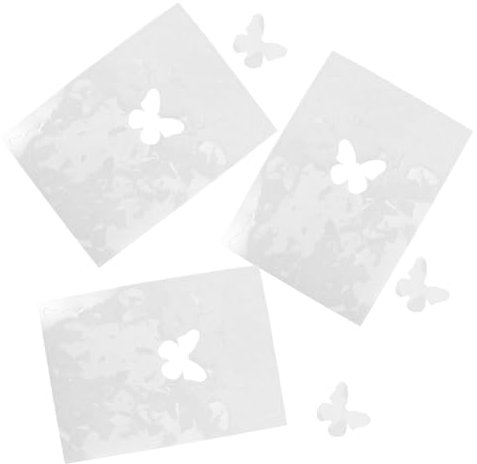 SEWOART Schmetterlings-schrumpffolien Sublimationspapier Schmetterlingsbrosche Bastelset 3-teiliges Set Thermopapier Für Dekorative Projekte