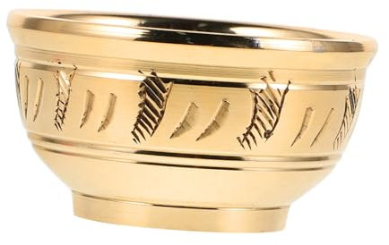 MUCKLILY Tazza Da Tè in Rame Ciotola Per Offerte Buddiste Contenitore Resistente Per Uso Religioso e Decorazione Casa