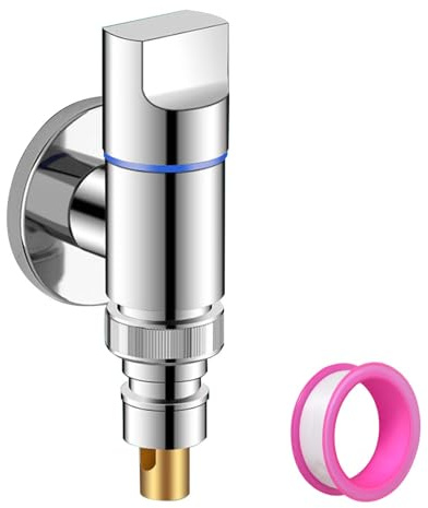 Rubinetto Lavatrice, Acqua Stop Rapida Apertura Angolo Valvola, Valvola ad angolo in acciaio inox con nucleo in ottone per Rubinett Montaggio a Parete Rubinetto Lavatrice, Rubinett Della Lavatric