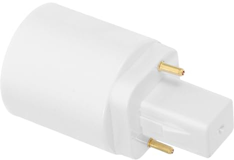 Artibetter Adaptateur de Douille D'ampoule G24d vers E27 à 2 Contacts, Compatible Ampoules Économiques, Résistant la Chaleur, pour Maisons et Bureaux