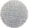 Spirella Duschmatte Anti Rutsch Matte Riverstone antibakteriell rutschfest Rund Ø 57cm - mit Sanitized Hygienefunktion - Transparent