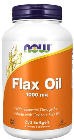 NOW Foods - Flax Oil 1000 mg. - 250 Softgels