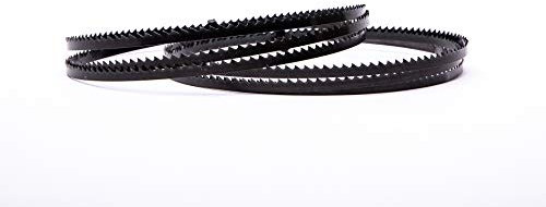 Lot de 2 lames de scie à ruban haute performance 2240 x 6 x 0,65 mm, 6 dents par pouce, en acier à outils pour bois, etc. Pour Elektra Beckum, Metabo, Einhell, Güde, Atika, Westfalia, etc.