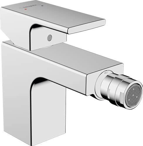 hansgrohe Einhebel-Bidetmischer Vernis Shape, Bidetarmatur mit Zugstange, wassersparend, Chrom