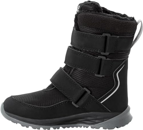 Jack Wolfskin Unisex Kinder Polar Boot Texapore High Vc K, Black / Grey, 31 EU