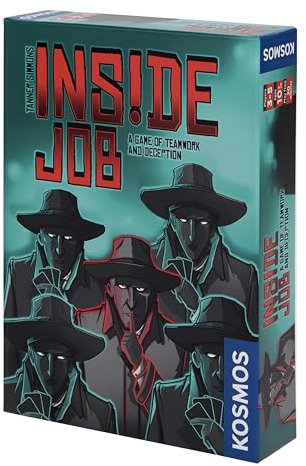 Inside Job | Social Deduction Game | Kartenspiel | Familienspiele | Kosmos | 2-5 Spieler | Spionage-Spiele | Schnell