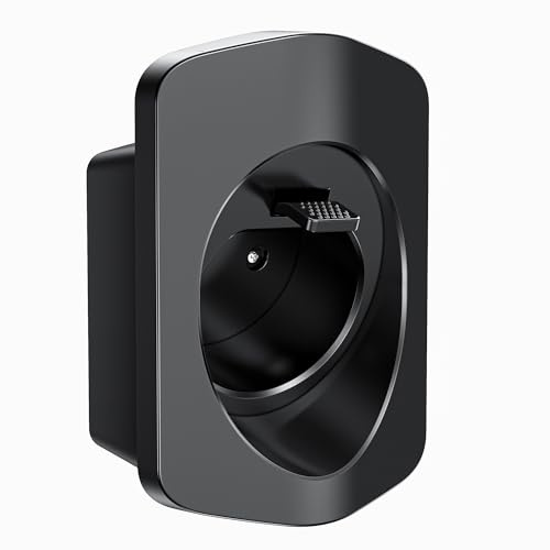 Tera EV Charger Cable Holder: Type 2 Charger Heavy Duty Material Electric Car Wall Mount Connector Charging Cable Holder Organizer All Weather Electric Vehicle Charging Station Accessories Black