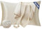 Seiwohl Satin Kissenbezug 50x80 2er Set, Weich wie Seidenkissenbezug Silk Pillowcase, Vegane Seide Kopfkissenbezug Kissenhülle Haarschutz für die Nacht mit Haargummi und Haarhaube, Beige