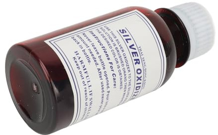 Solución Oxidante para Plata, Solución Oxidada para Fabricación de Joyas Antiguas que Evita Daños en la Elaboración de Superficies Metálicas