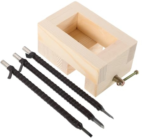 Uonlytech Kit Per Intaglio Del Legno Per Principianti 1 Set Di Strumenti Per Incisione Di Precisione Impugnatura Comoda Per E Metallo