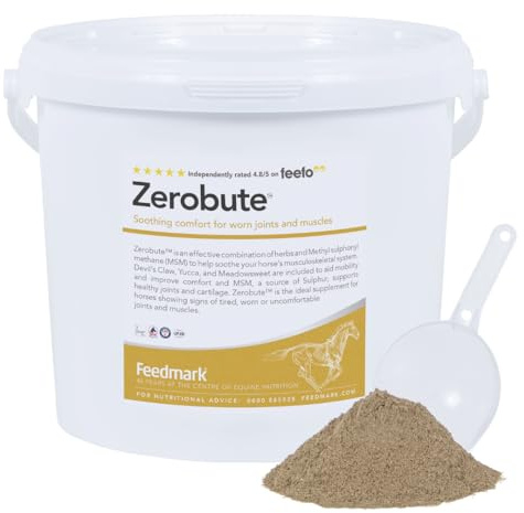 Feedmark Zerobute™ | Horse Joint Supplement for Soothing Comfort for Worn Joints and Muscles | 29 Days Supply | 1.0kg | 100% British Made