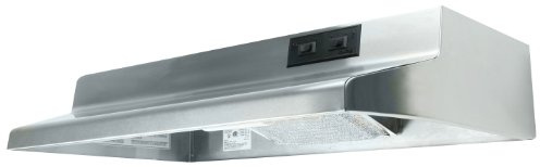Air King AV1428 Advantage Convertible Under Cabinet Range Hood with 2-Speed Blower and 180-CFM, 7.0-Sones, 42-Inch Wide, Stainless Steel Finish