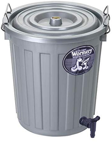 The Junior Wormery Composteur pour déchets alimentaires biologiques Transforme vos déchets alimentaires en compost riche en nutriments 18 litres Vermiers y compris compostage vers