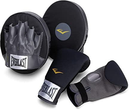 Everlast Boxing Fitness Kit, Black/Grey