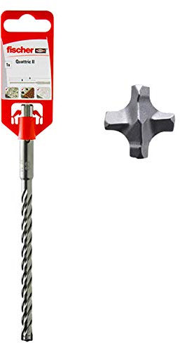 fischer - Broca pared hormigón SDS para fijar anclajes de barandillas, vigas, TV 12x160/210mm