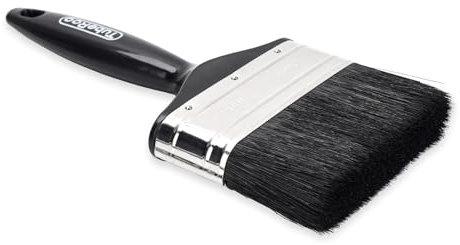 TubeRoo Malerpinsel 100 mm großer Pinsel, Flächenstreicher, Lackierpinsel - feiner Lackpinsel für Lacke, Holz-Öl & Wand-Farbe - Lasurpinsel für Holz-Lasur - Flachpinsel, Farbpinsel für Metall