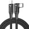 Reagle Kabel 5m für OCULUS LINK SteamVR QUEST 2 META USB C USB 3.2 Gen 2 10 Gbps 3A Winkelstecker Nylongeflecht kompatibiel mit Meta Oculus Quest Pico