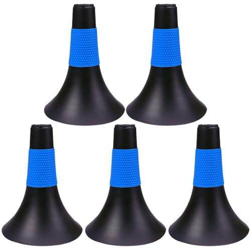 Muteitt 5 Stück -Trainings-sportkegel, Sport-markierungskegel, Basketball-trainingshütchen Für Fußball, Fußball, Basketball, Speed-Grab-übungen Und Training