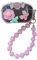 SCJLSDA for Sony WF-1000XM5 Case Cute,Exquisite Kawaii 3D Flowers Creative Design,Clear Soft Shell Earphone Protective Cover for Woman Girls (Purple)