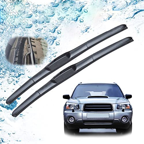 Repuestos para limpiaparabrisas Subaru Forester 2002 2003 2004 2005 2006 2007 SG Accessories Escobillas limpiaparabrisas Delanteras Cepillos Cortador UJ Hook