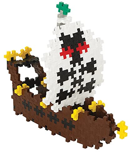 Plus-Plus - Pirates Boîte de 360 Pièces Jeux de Construction Basic, PP3729