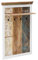 Woodkings® Garderobenpaneel Holz weiß Wandgarderobe Perth massiv, rustikal Mehrfarbig Flurmöbel Vintage, Garderobe mit Kleiderhaken, Ablage