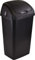 Sterling Ventures 60 Litres Premium Plastic Swing Bin for Home and Kitchen Rubbish Waste (Black)