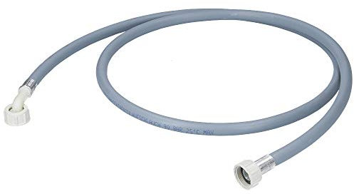 Kenekos - Tuyau d'alimentation de 3 m pour machine à laver et lave-vaisselle | Raccords 3/4, 1 x droit, 1 x coudé (raccord domestique) – Tuyau d'eau froide universel