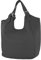 modamoda de T227 Damen Shopper Schultertasche Leder Large handmade in Italy, Farbe:Schwarz