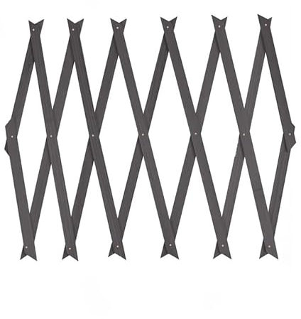 MY GARDEN Trellis Expandable Wooden Garden Trellis Durable Brass Pinned, Water-Treated Fir Wood Support for Climbing Plants Expands Up to 6Ft Ideal for Plants, Flowers, and Vegetables(180x60cm)