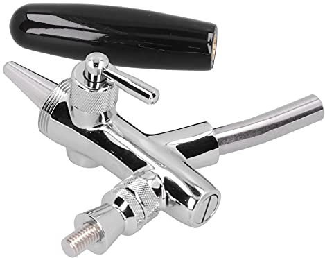 Acouto Rubinetto per Birra alla Spina, Rubinetto per Birra con Nucleo in Acciaio Inossidabile Rubinetto per Birra alla Spina Dispenser per Fusti di Birra con Gambo Lungo Fornitura per