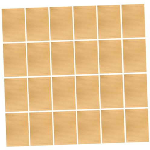 FOYTOKI 50st Vintage Lined Kraft Papper Retro Stationery För Brev Inbjudningar Och Kalligrafi Hållbart Material Dekorativt Retro Design För Kreativ Skrivning