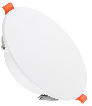 PATIKIL Rivestimento Per Foro A Soffitto Con Molla Da 134 Mm / 5.3 Di Diametro, 1 Confezione Rivestimento Downlight, A Parete, Per Aperture rotondo Da 3.4-5 Su Soffitti E Pareti, Bianco